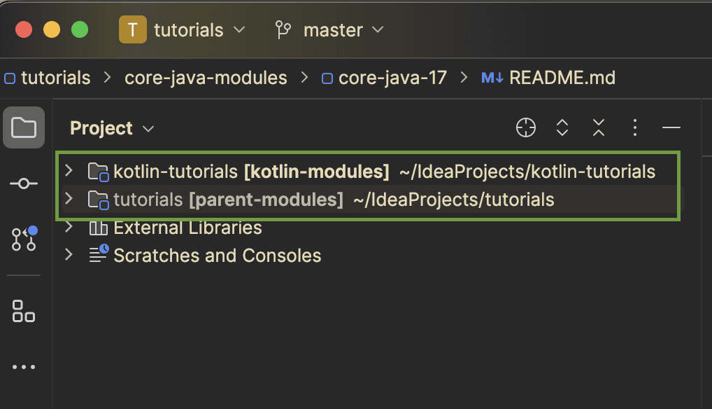 Multi module setup