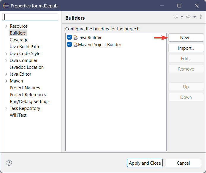 Project Properties