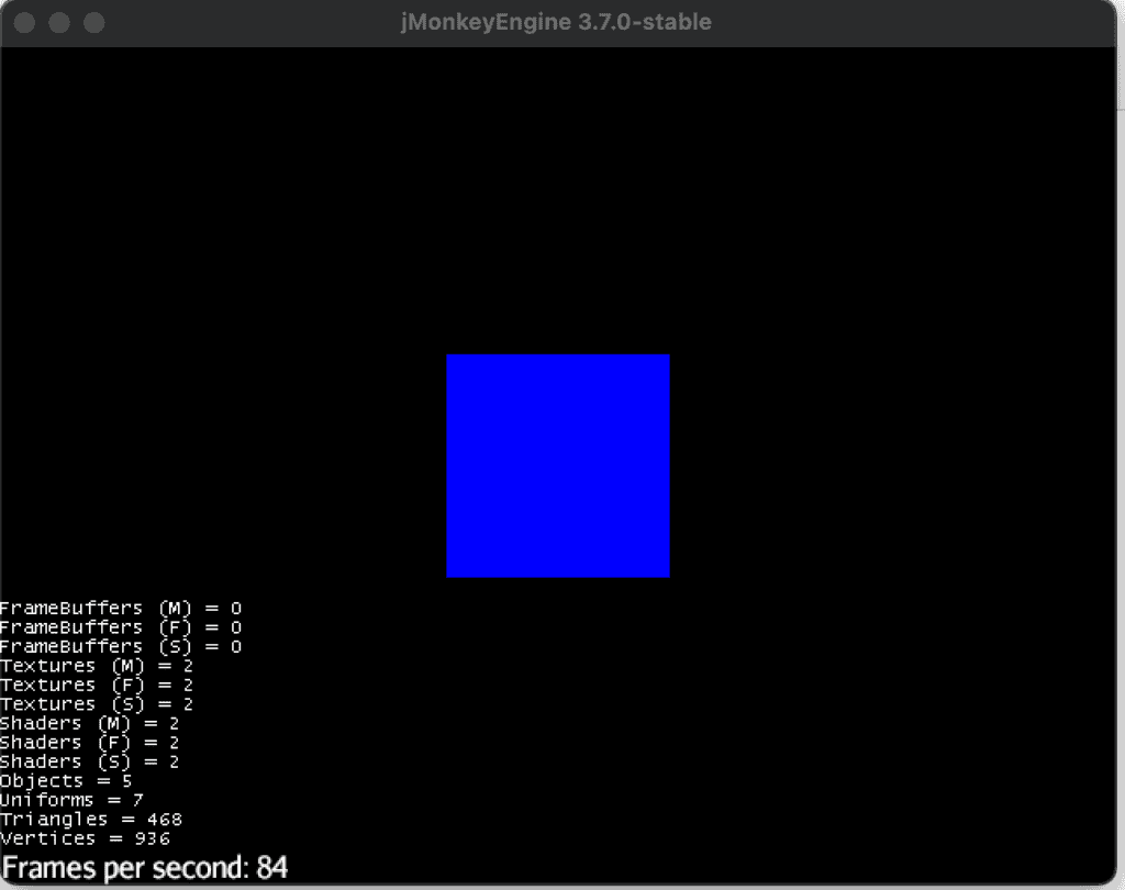 App created by jMonkeyEngine Initializer