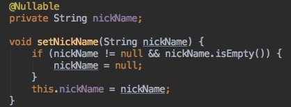 nullable annotation