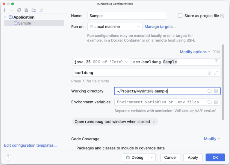 Basic IntelliJ Configuration | Baeldung
