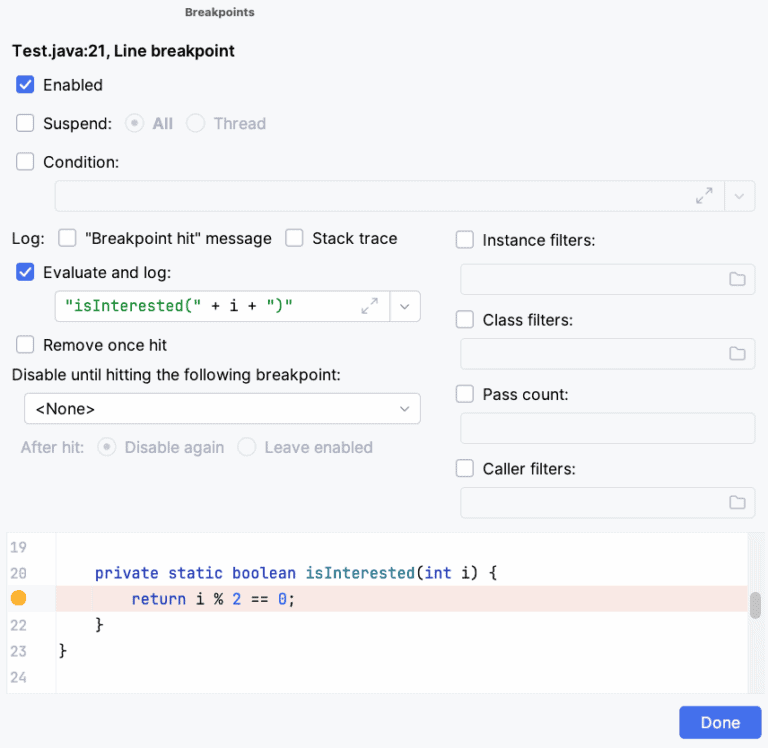 IntelliJ Debugging Tricks | Baeldung