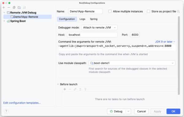 debugging forge containers locally (java + intellij +... Debugging Spring Applications | Baeldung