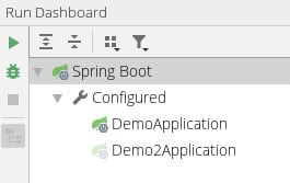 intellij spring run dashboard