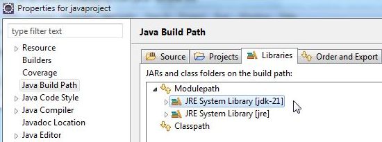 How to Change Java Version in an Eclipse Project | Baeldung
