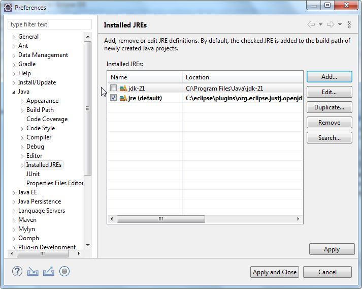 How to Change Java Version in an Eclipse Project | Baeldung