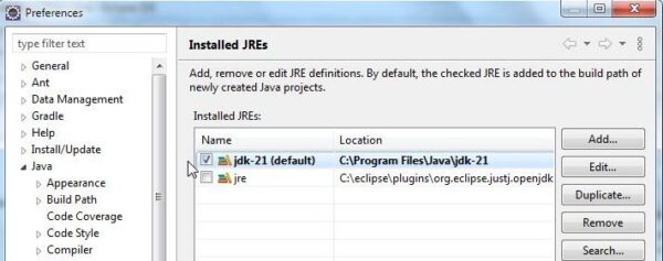 How to Change Java Version in an Eclipse Project | Baeldung
