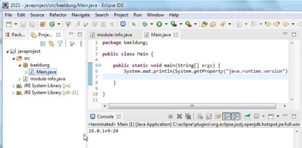 How to Change Java Version in an Eclipse Project | Baeldung