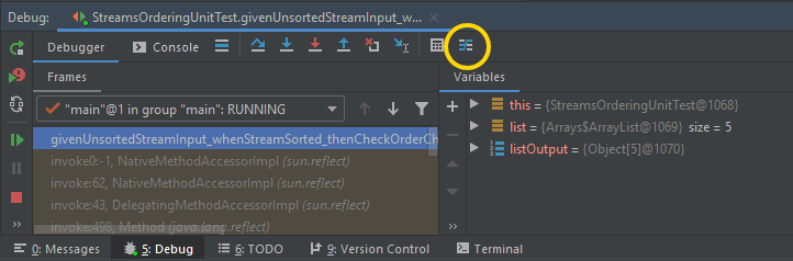 debug stream icon