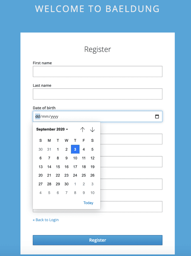 Embedded Register It’s important to bear in mind that the user added via the self ...