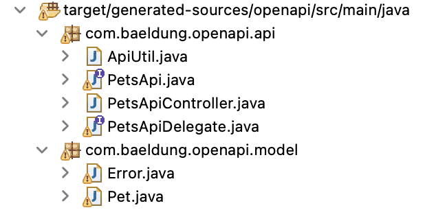 OpenAPI generatedCode