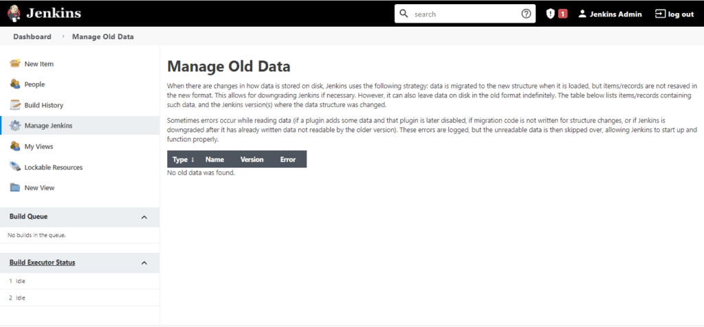Manage old data