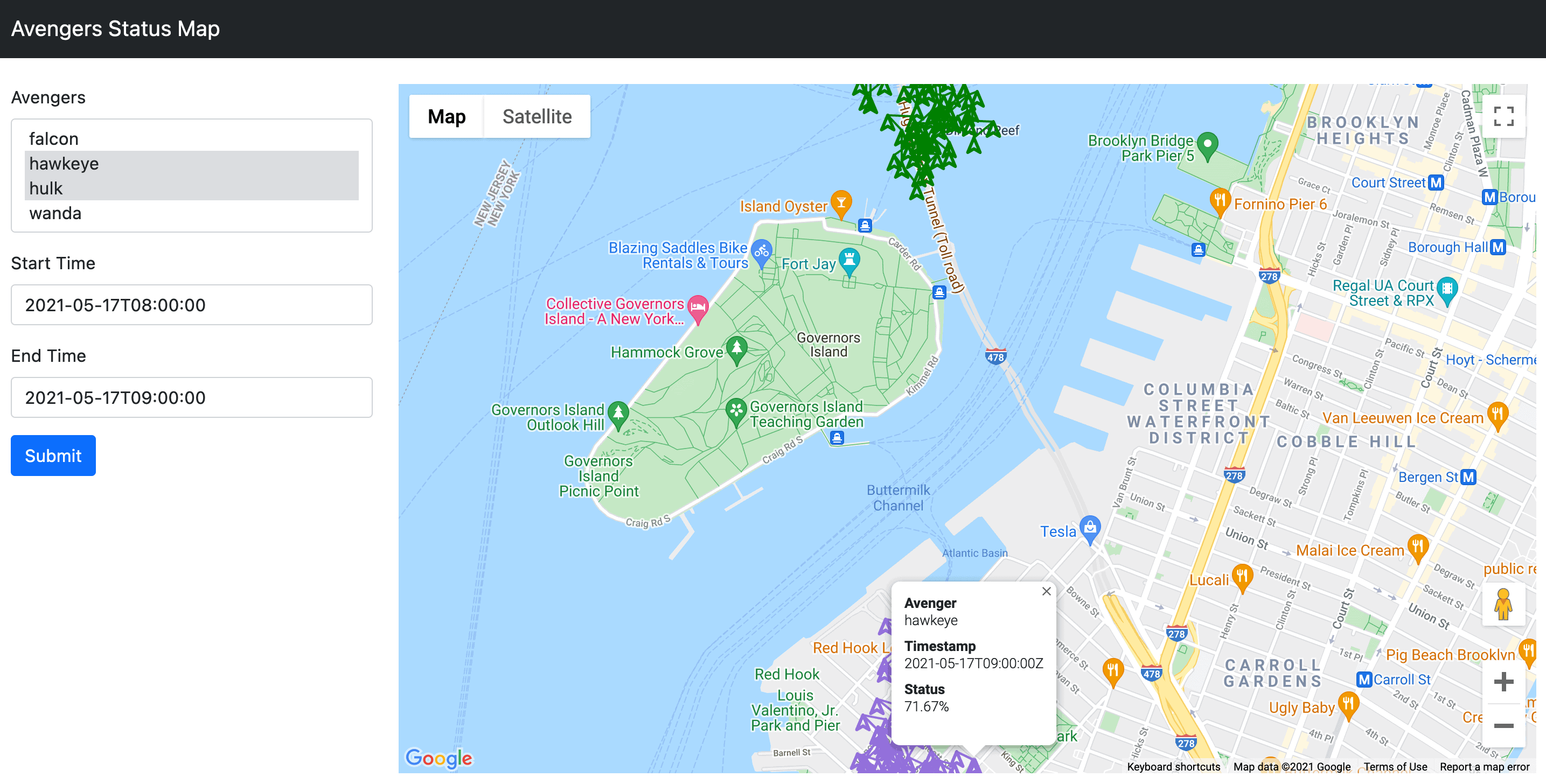 어벤져스 Map