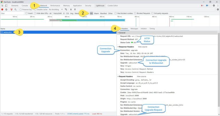 chrome network inspector panel