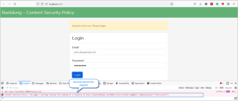 Content Security Policy with Spring Security | Baeldung