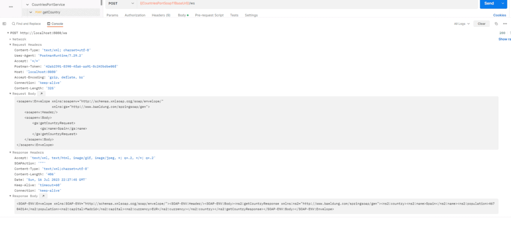 Sending SOAP Request via Postman | Baeldung