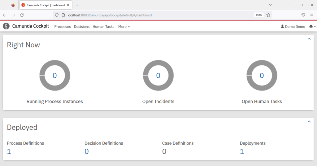 Running Spring Boot Applications with the Embedded Camunda Engine