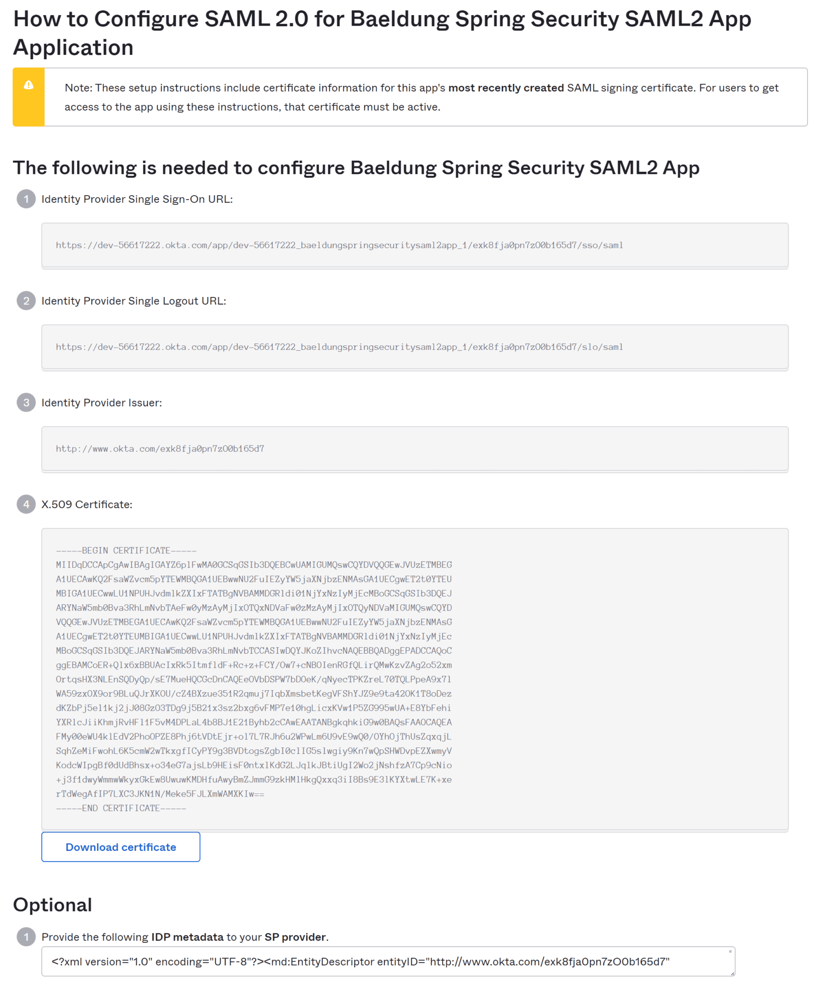 SAML with Spring Boot and Spring Security | Baeldung