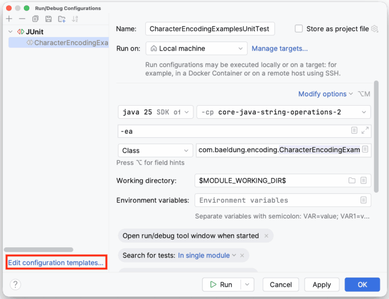 Fix “Command Line is Too Long” in IntelliJ | Baeldung