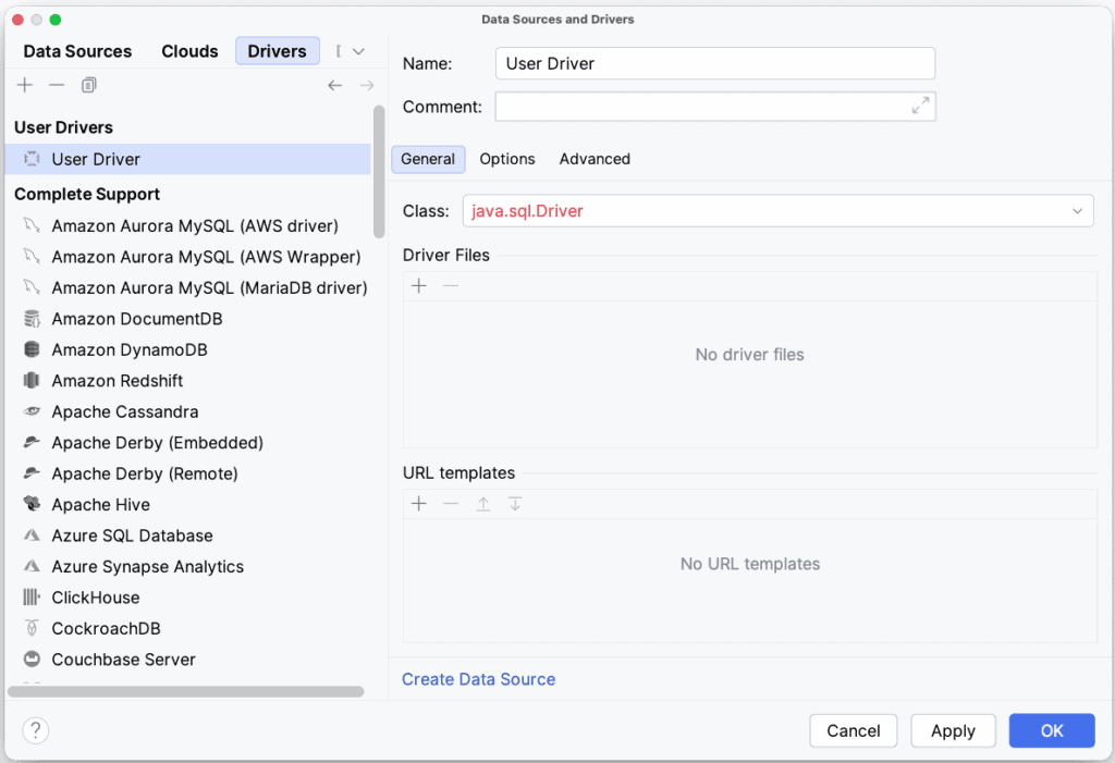 Connect to Database Through Intellij Data Sources and Drivers | Baeldung