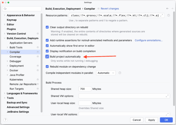 Intellij Idea – How to Build Project Automatically | Baeldung