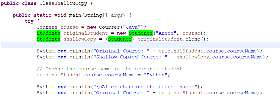 search highlight color changed
