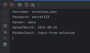 Selenium JavaScript Output 300x179