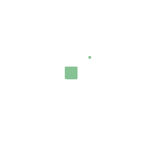 Abstract AI illustration: a brain-shaped circuit with a central processor, surrounded by radiating markers on a black background.