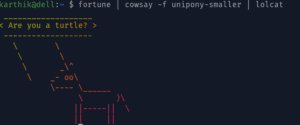cowsay unipony