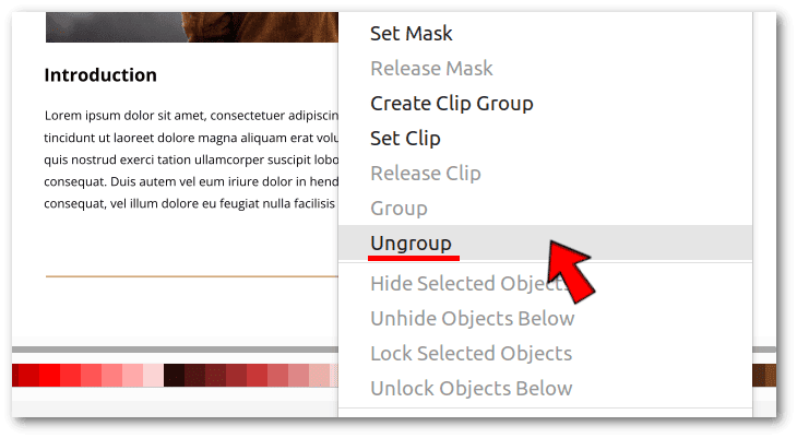 Inkscape PDF Import - Ungroup