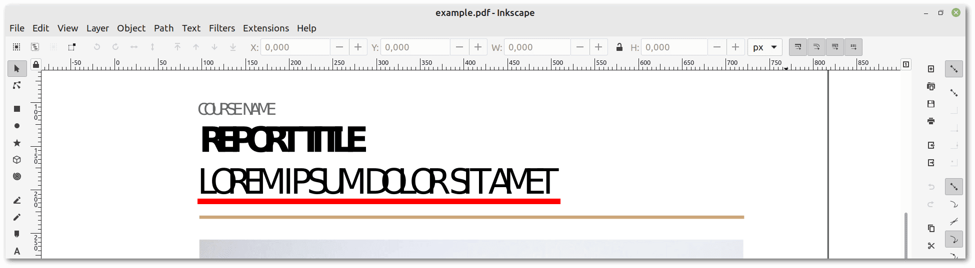 Inkscape wrong fonts when importing PDF