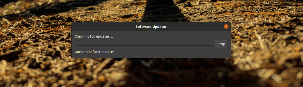 software updater loading