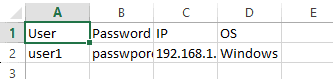 generate excel output using csv2xls