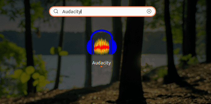 Audacity Linux Search