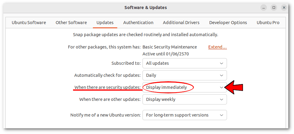 Ubuntu 22.04 updates