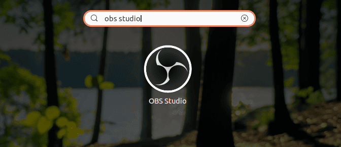 OBS Studio search