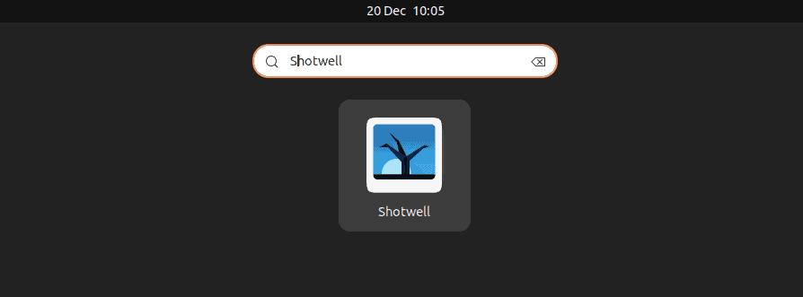Launching Shotwell on Linux