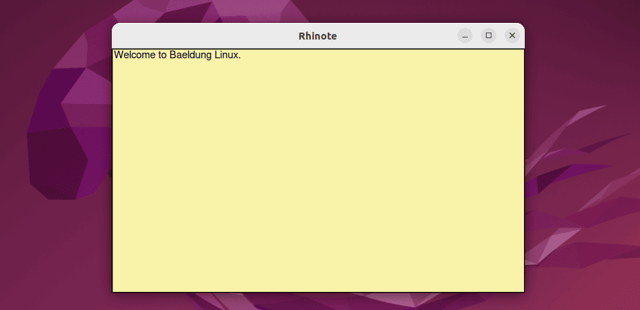 Rhinote Sticky Note Main Interface