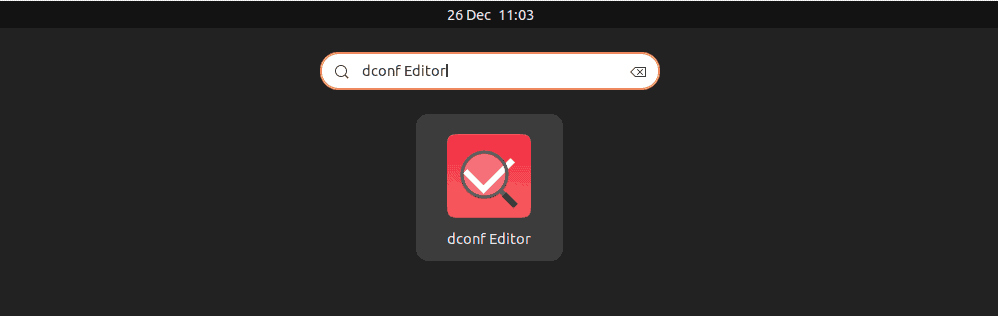 opening dconf editor on linux