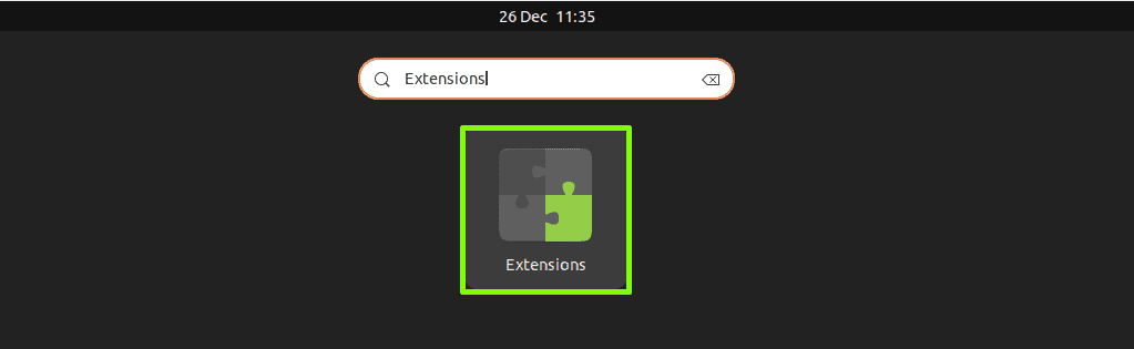 opening extensions on linux
