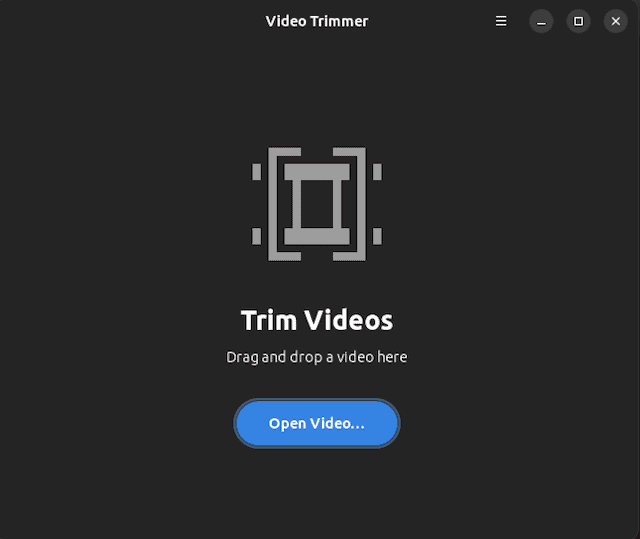 Video Trimmer Main View