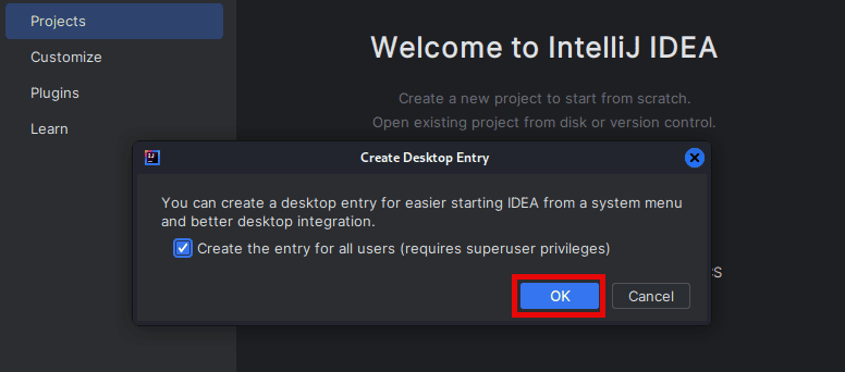 IntelliJ IDEA - create desktop entry