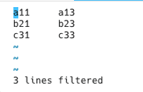 Filter using awk - Deleting Specific Column in Vim