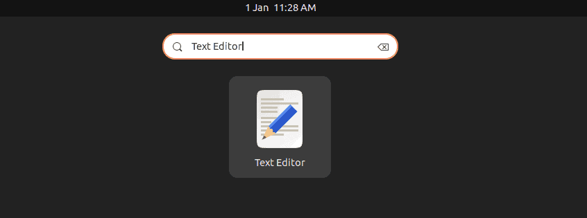 launching text editor on linux