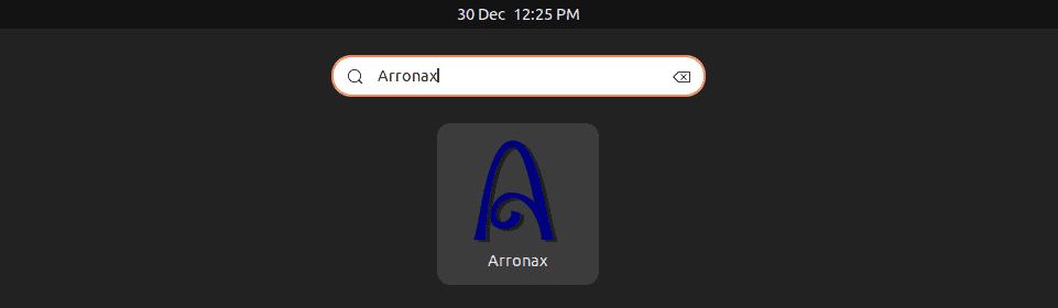 opening arronax on linux desktop