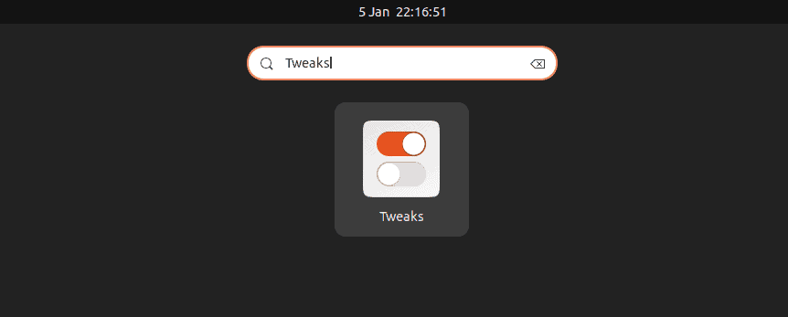 opening tweaks in linux