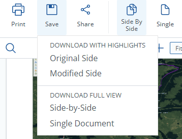 Save PDF results in Draftable