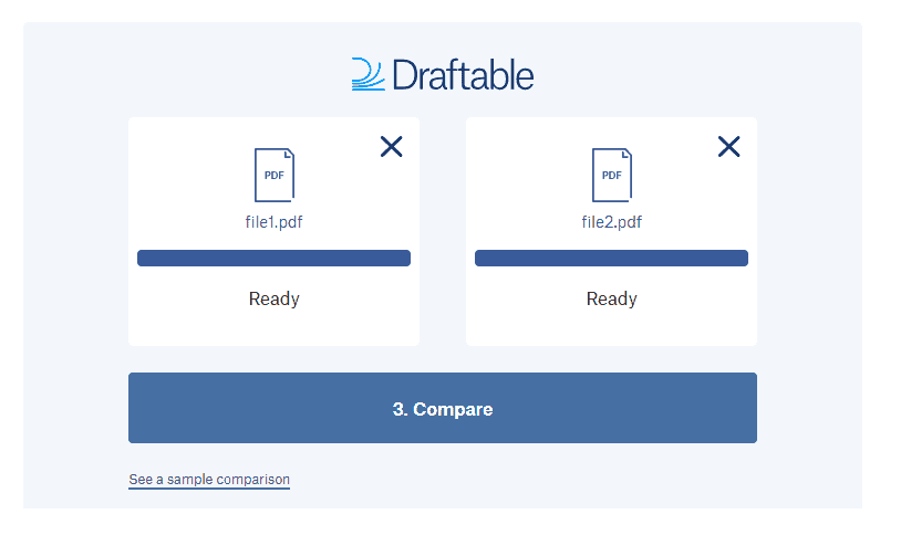 Upload PDFs on Draftable