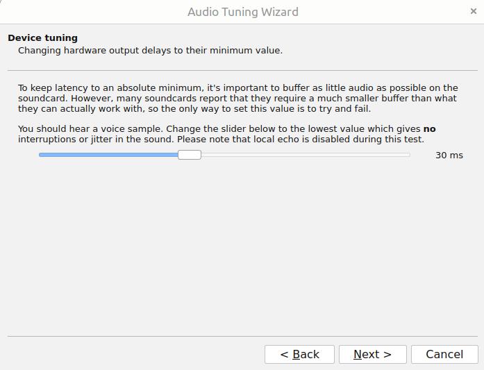 Tuning Mumble Client