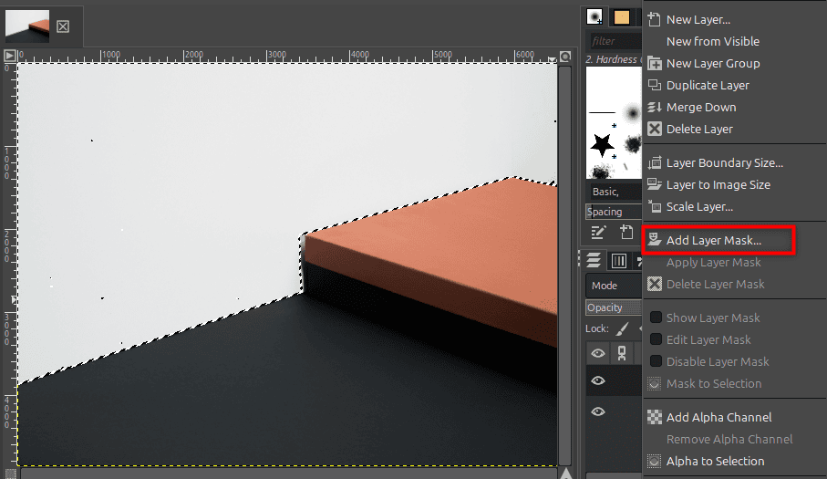 Adding layer mask